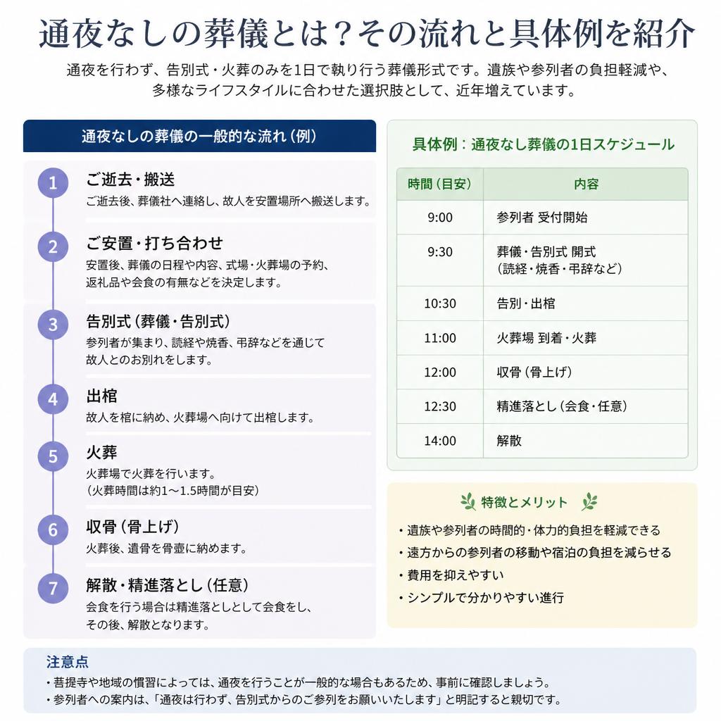 通夜なし葬儀の新しいスタイル