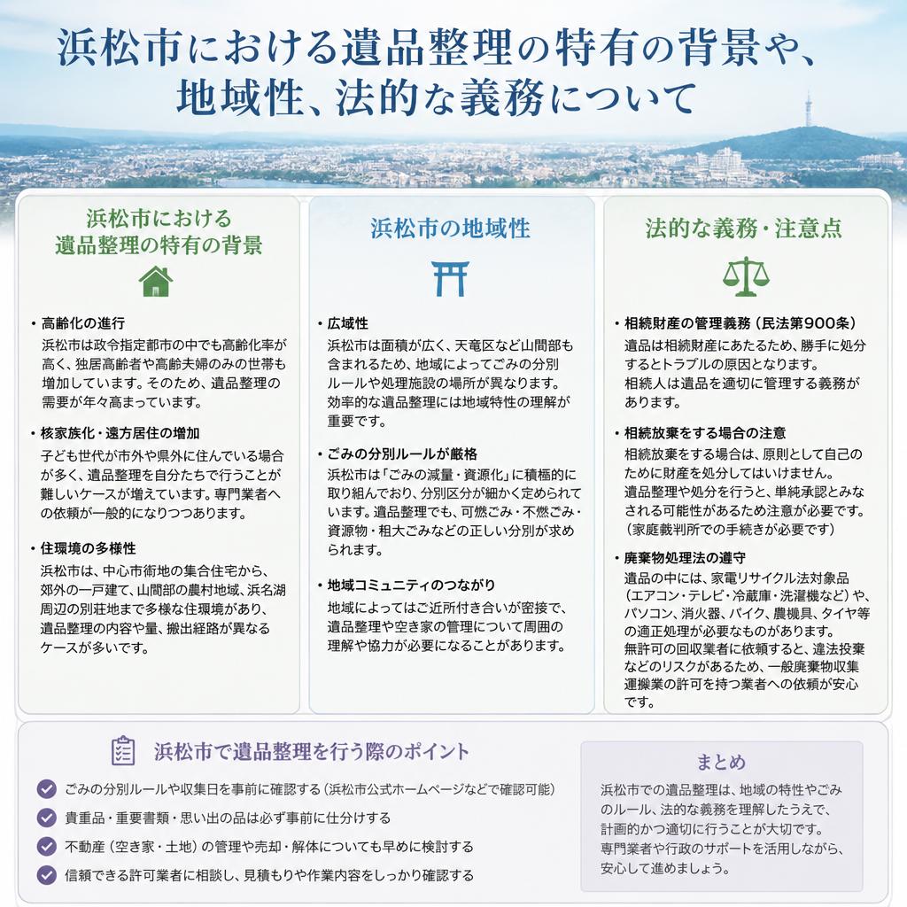 浜松市における遺品整理の必要性