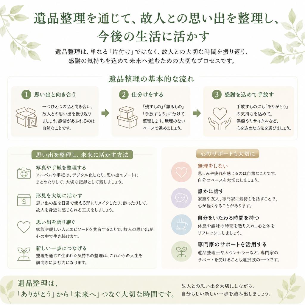 作業後の心の整理について