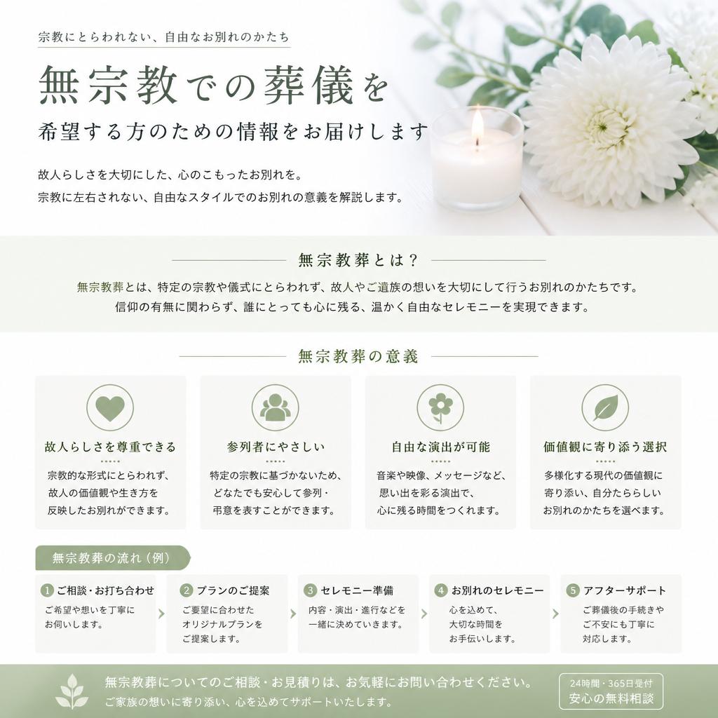 無宗教の選択肢
