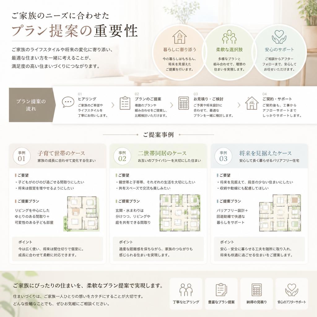 4. 家族に合ったプランの選び方