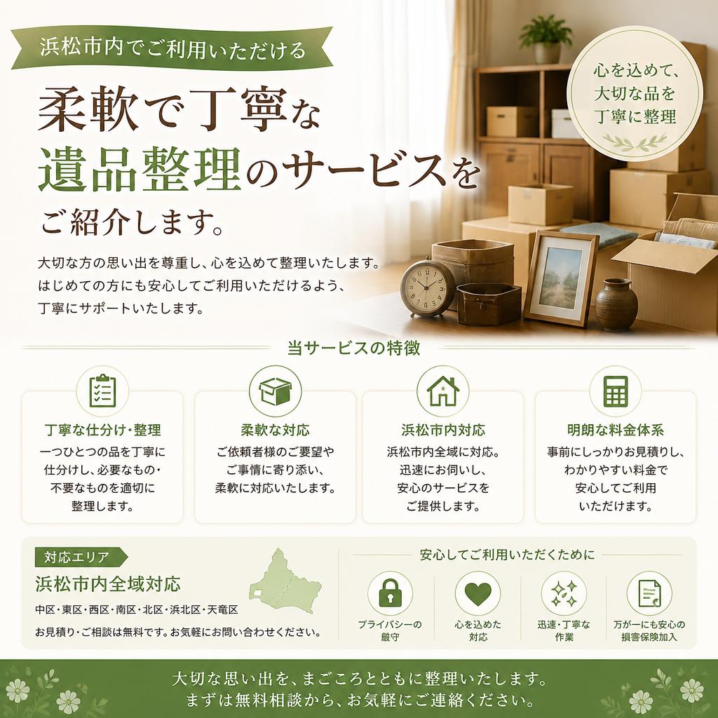 当社の遺品整理サービス