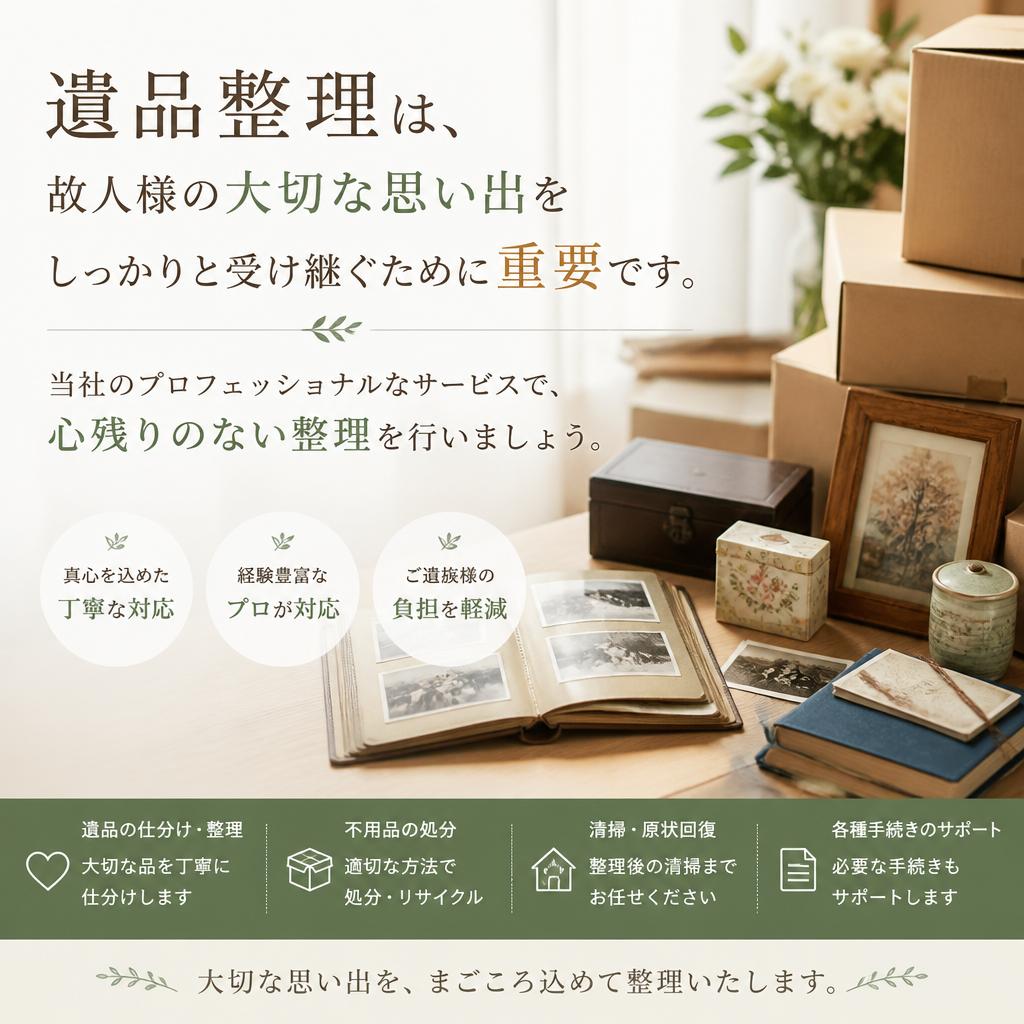 遺品整理の必要性
