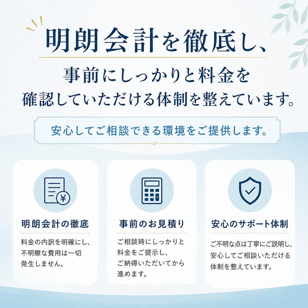 透明な料金システム